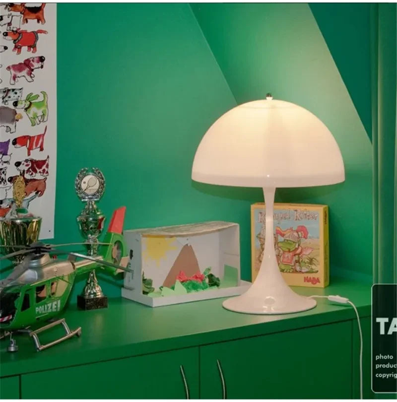 Retro Danish Table Lamp/ Floor Lamp - Iconic Mushroom Design for Modern Spaces - Table Lamp