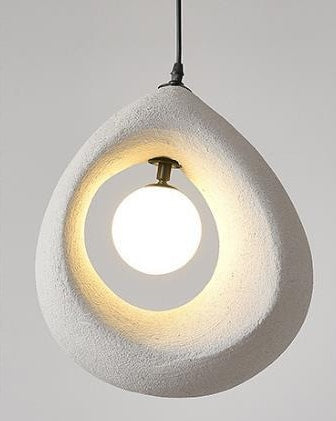Royelux Wabi Sabi Teardrop LED Pendant Light - Modern Minimalist Hanging Art Lamp