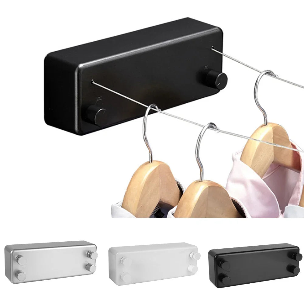 Rayvia Retractable Clothesline Space-Saving Design