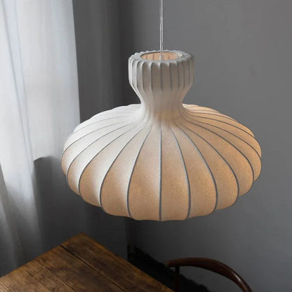 Silk Fluted Pendant Lantern 0