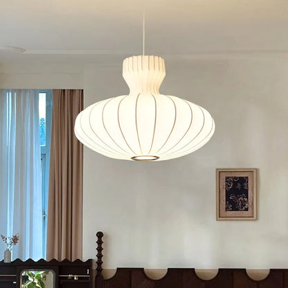 Silk Fluted Pendant Lantern 1