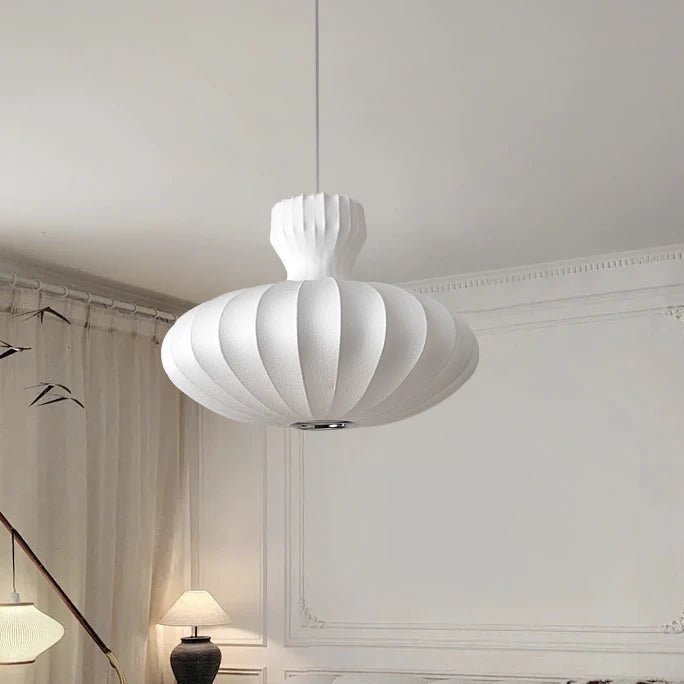 Silk Fluted Pendant Lantern 2