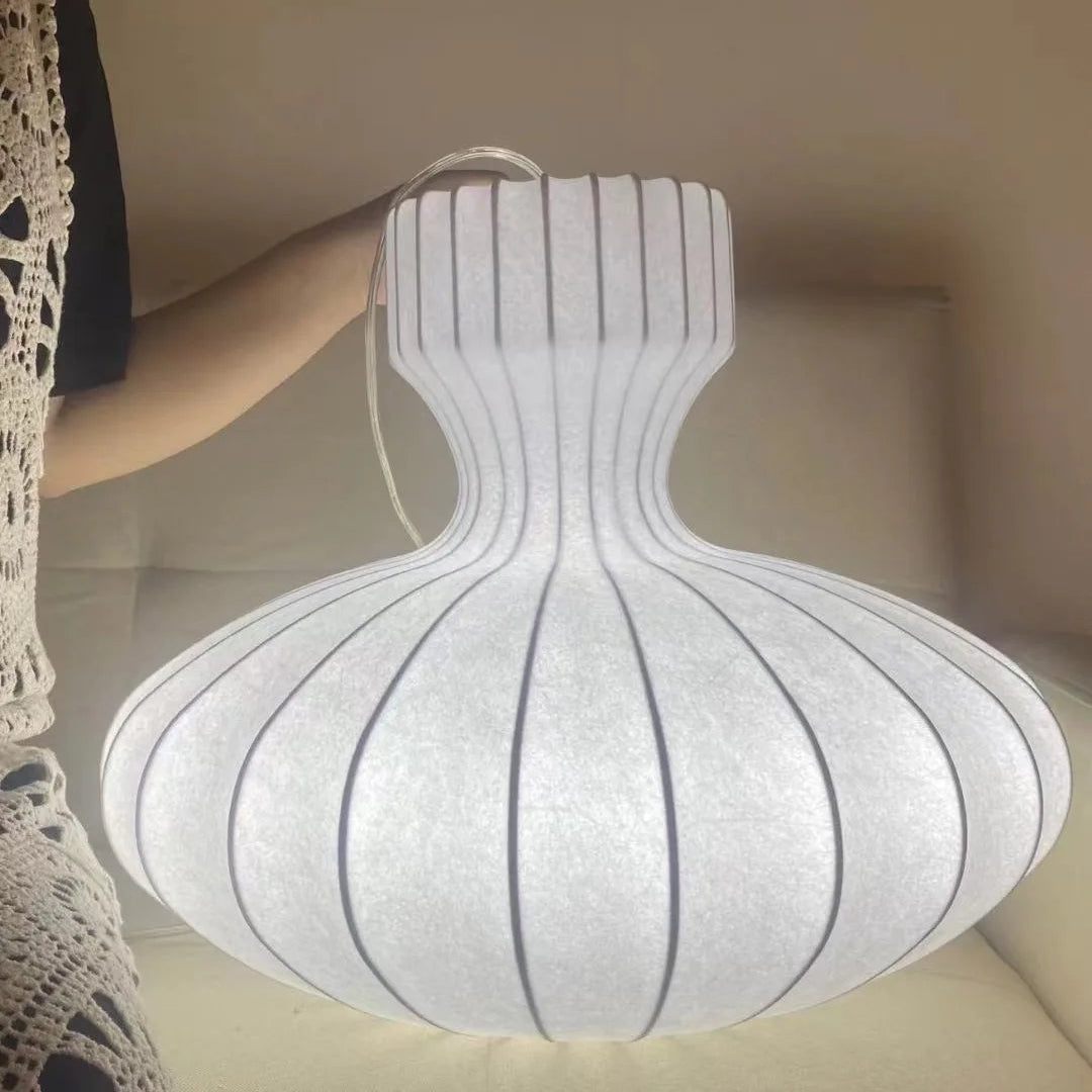 Silk Fluted Pendant Lantern 4