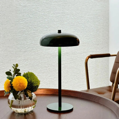 LuxRoyale Sleek Retro Table Lamp With Calming Glow And Minimalist Design