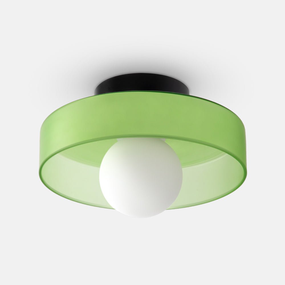 Sleek Round Glass Ceiling Light 1