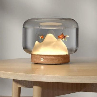 RoyaleGlow Mountain Aquarium Lamp - Unique LED Night Light & Desktop Decor-Royale Basic