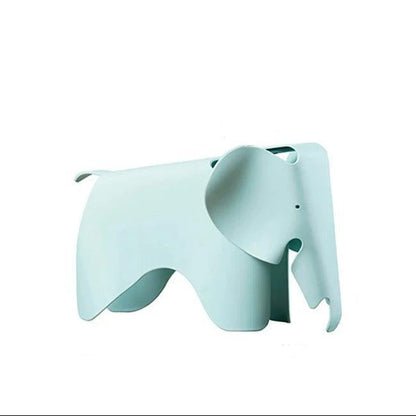 RoyaleGlow Pink Elephant Stool & Decor - Modern Plastic Kids Seat & Side Table-Royale Basic