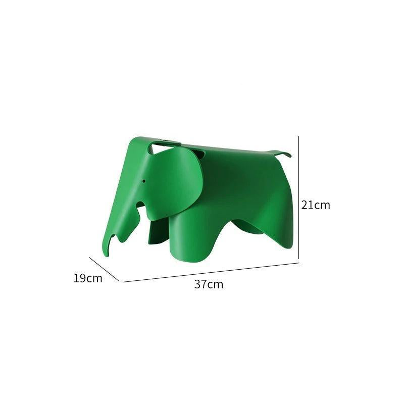 RoyaleGlow Pink Elephant Stool & Decor - Modern Plastic Kids Seat & Side Table-Royale Basic