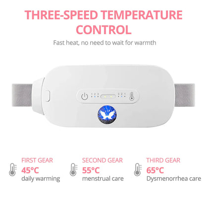 RoyaleGlow Smart Heating Massage Belt For Period Menstrual Cramps