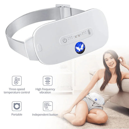 RoyaleGlow Smart Heating Massage Belt For Period Menstrual Cramps