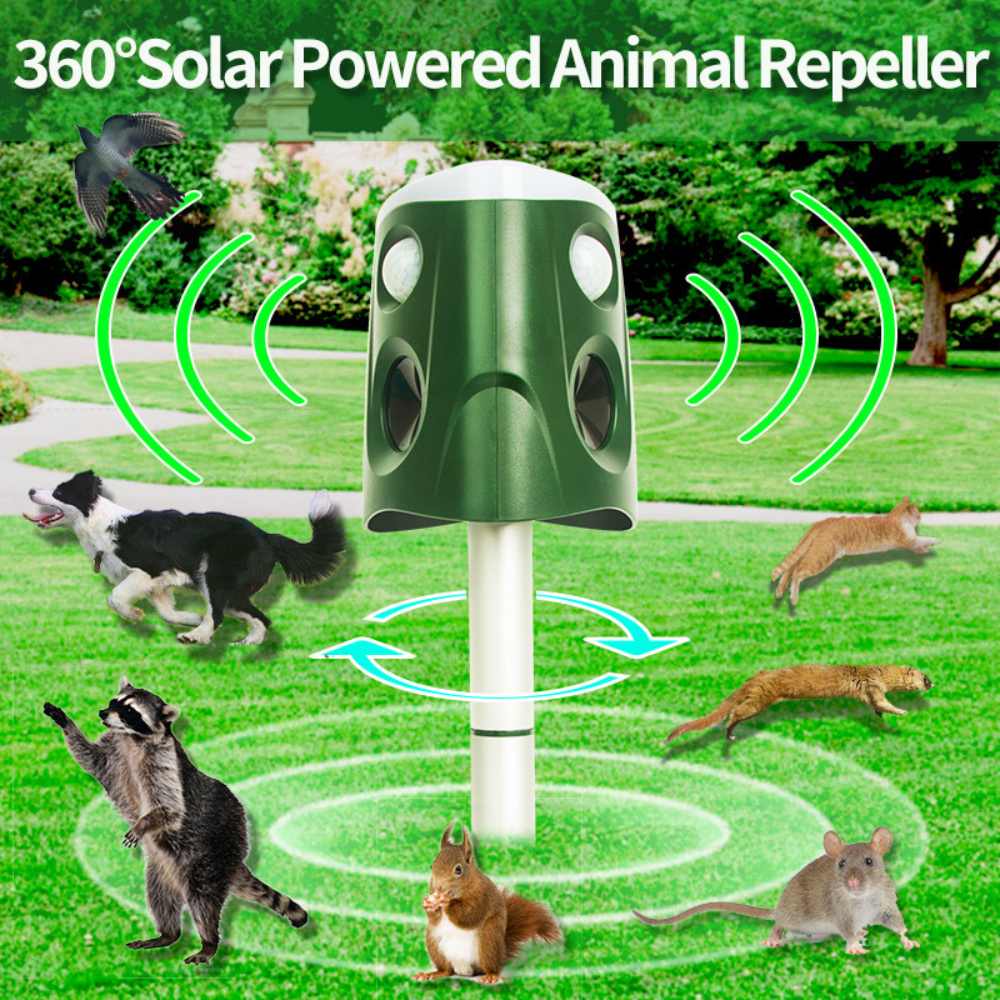 Luxora 360° Animal Repellent Deterrent 3 in 1 Device