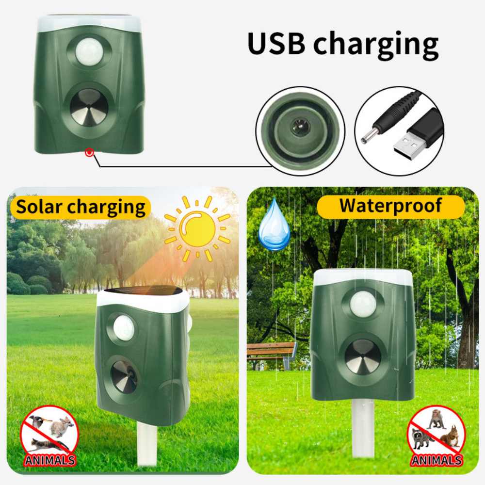 Luxora 360° Animal Repellent Deterrent 3 in 1 Device