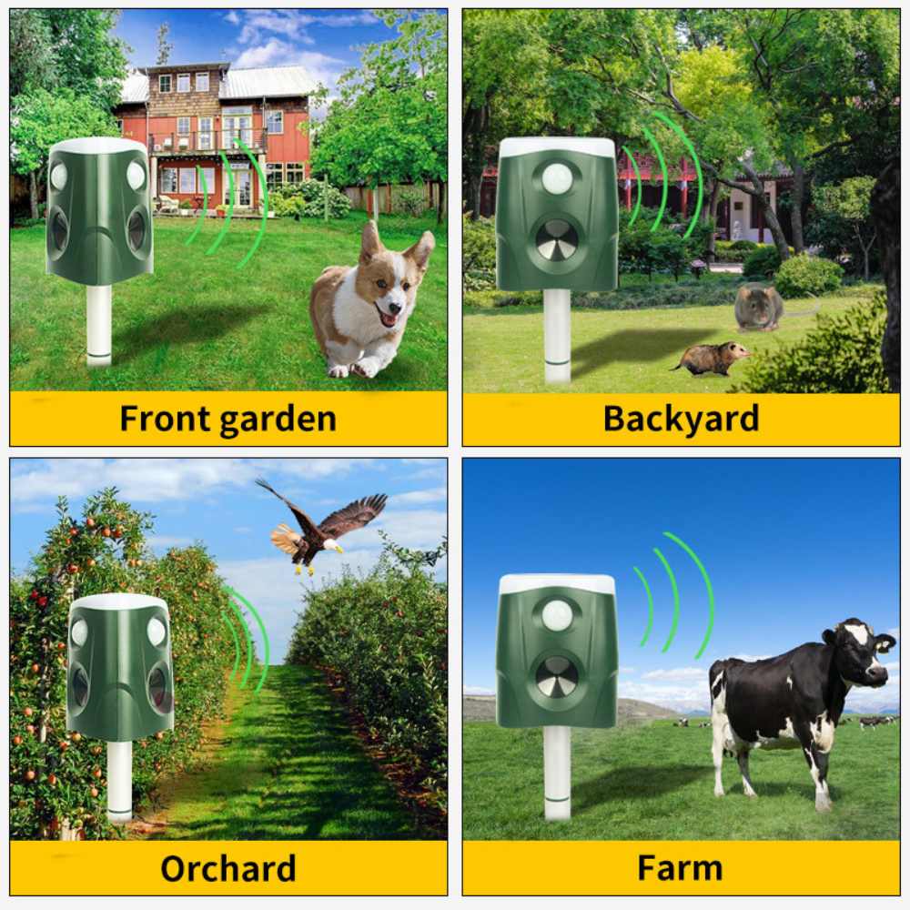 Luxora 360° Animal Repellent Deterrent 3 in 1 Device