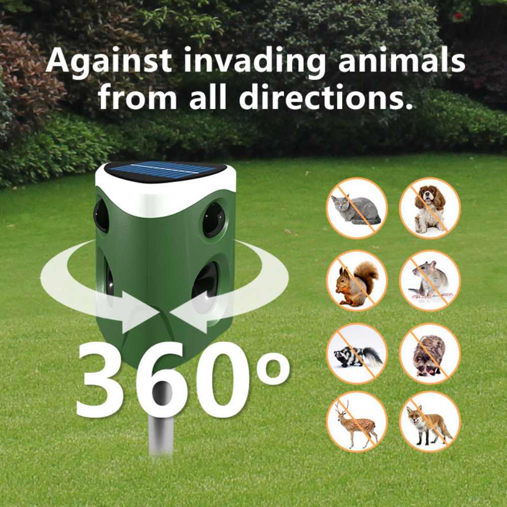 Luxora 360° Animal Repellent Deterrent 3 in 1 Device