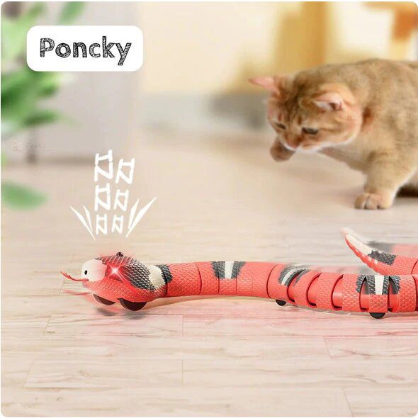 LuxRoyale Smart Sensor Interactive Snake Toy For Cats