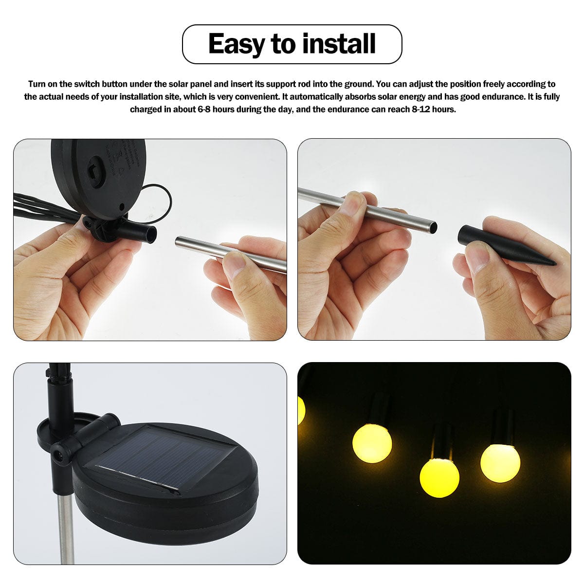 Luxora Solar Firefly Lights – Decorative LED Outdoor Lighting for a Warm & Whimsical Glow