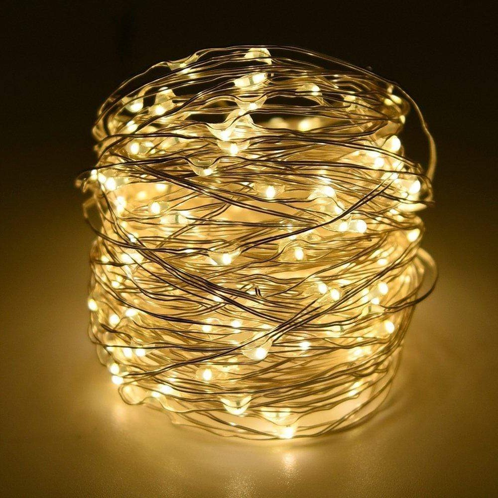 RoyaleGlow String Solar Lights Outdoor (Clear Cable) 50M/100M