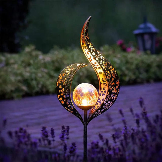 Solar Garden Pathway Lights Waterproof LED Warm White Outdoor Lighting 0
