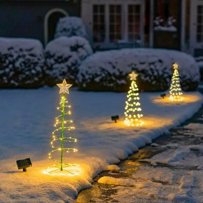 Solar LED Christmas Tree Light 0