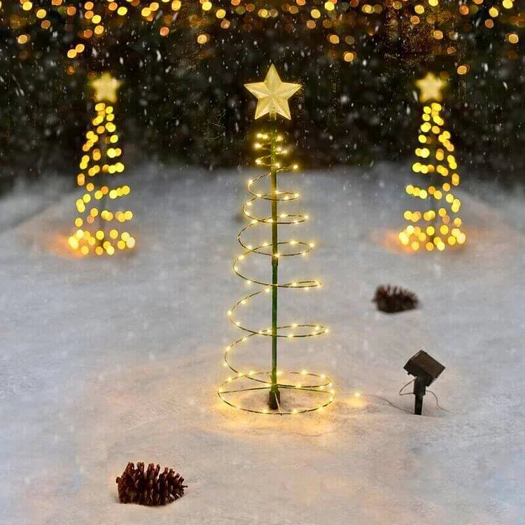 Solar LED Christmas Tree Light 2