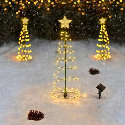 Solar LED Christmas Tree Light 2
