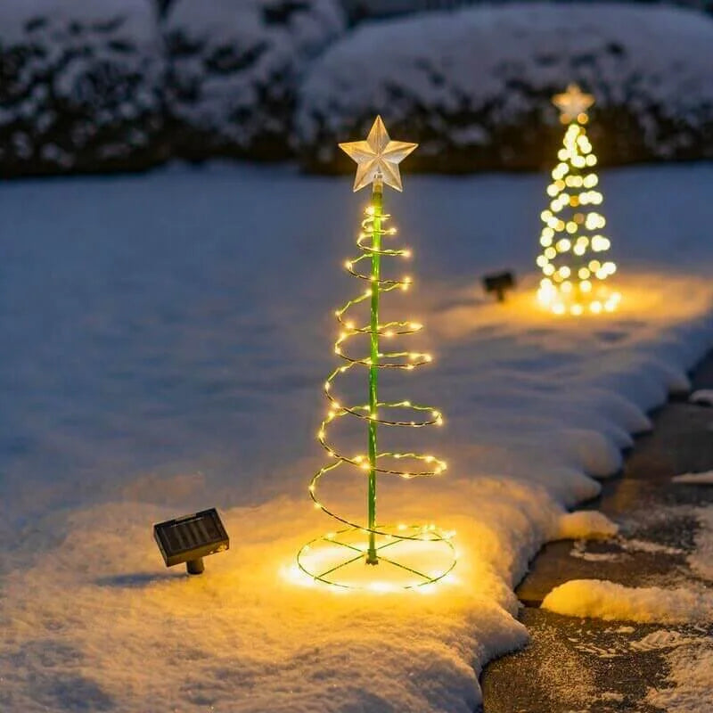 Solar LED Christmas Tree Light 3
