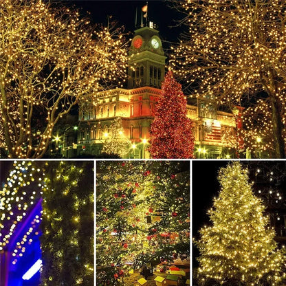 Solar LED Light Outdoor Waterproof Fairy Lights String Christmas Halloween Decoration Festoon Garden Led Lamp Party Supplies 3
