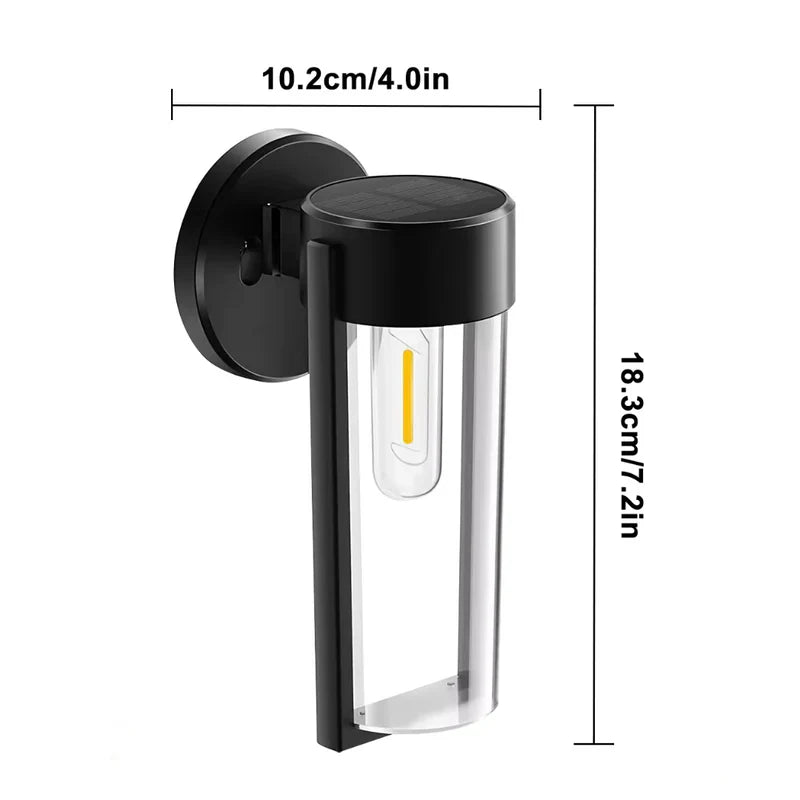 Royelux Solar Powered Wall Light For Outdoor Garden Patio