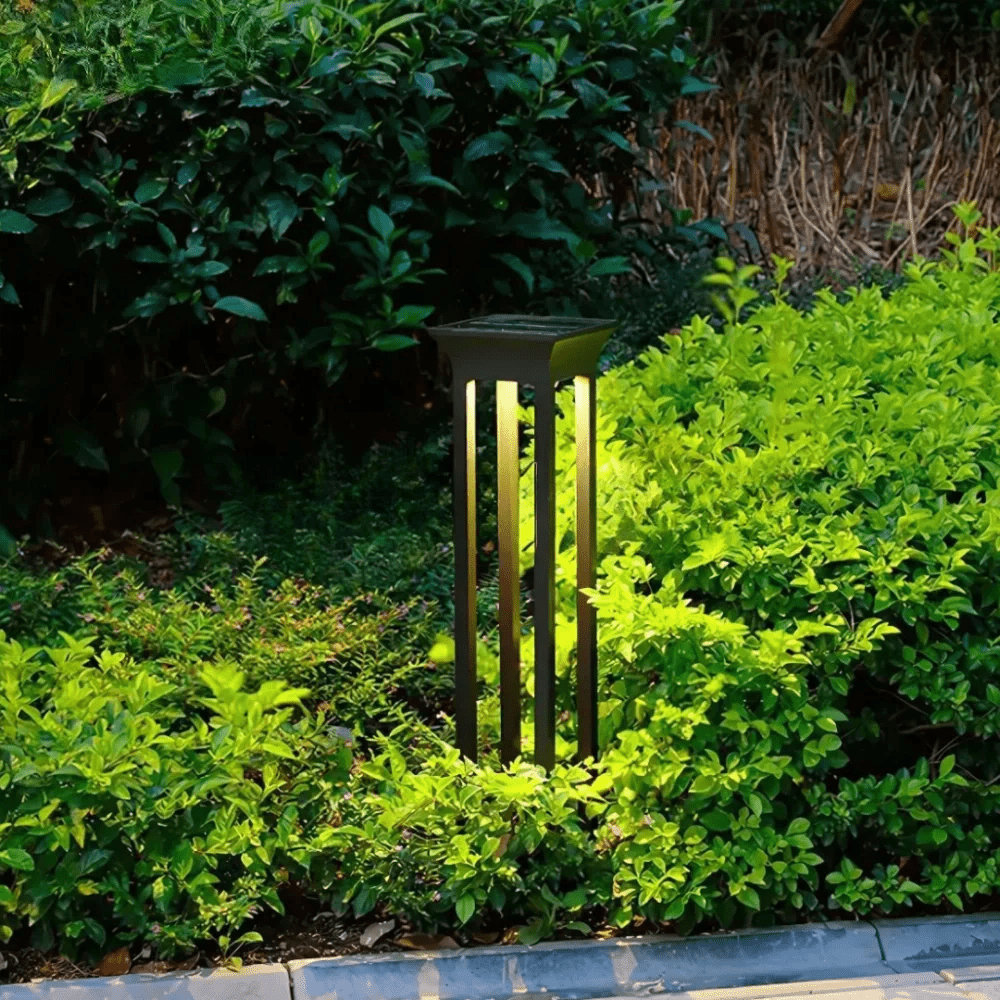 LuxRoyale Outdoor Light Aluminum IP65 Waterproof Tall Open Frame Garden Pathway