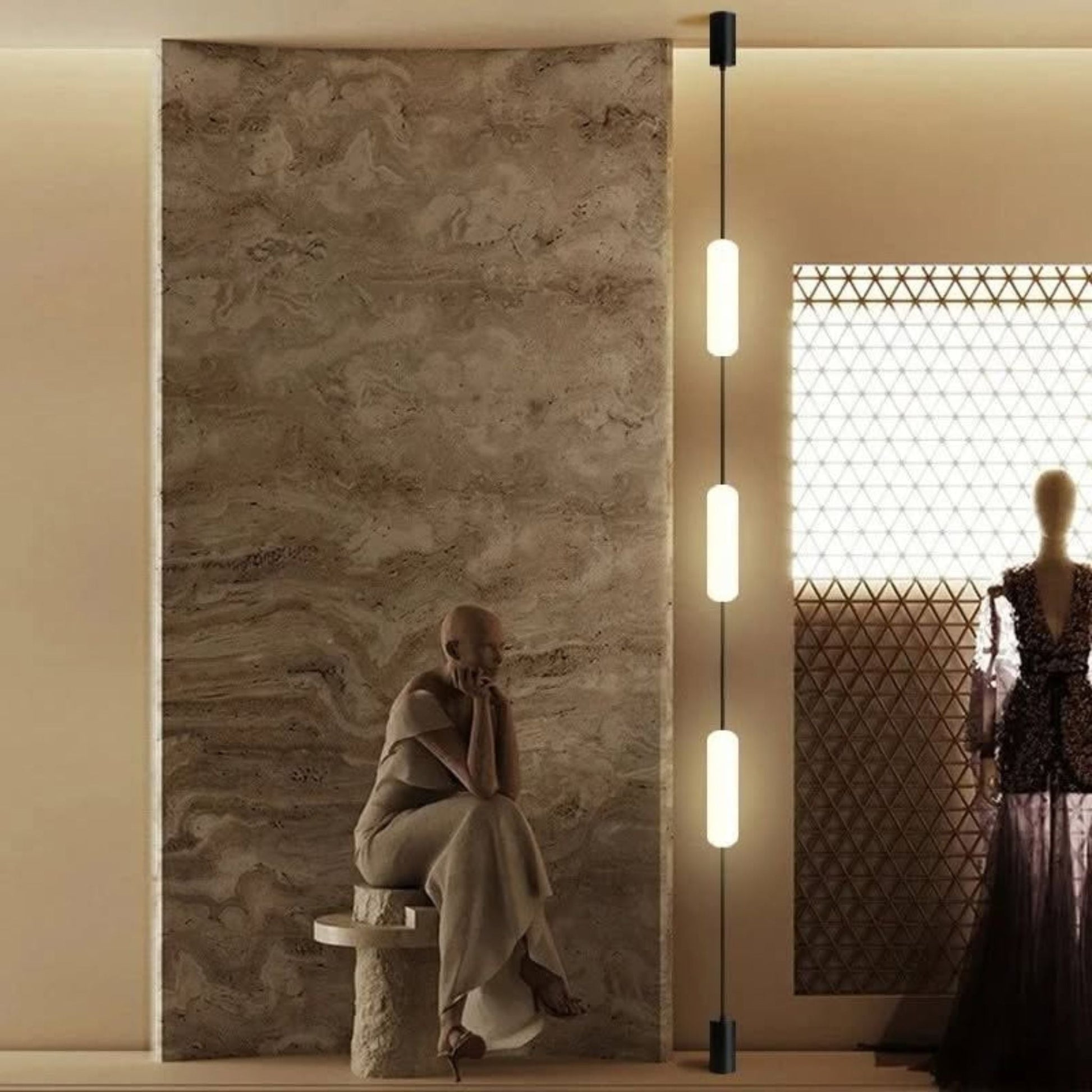 Solis Linear Floor To Ceiling Lamp 2