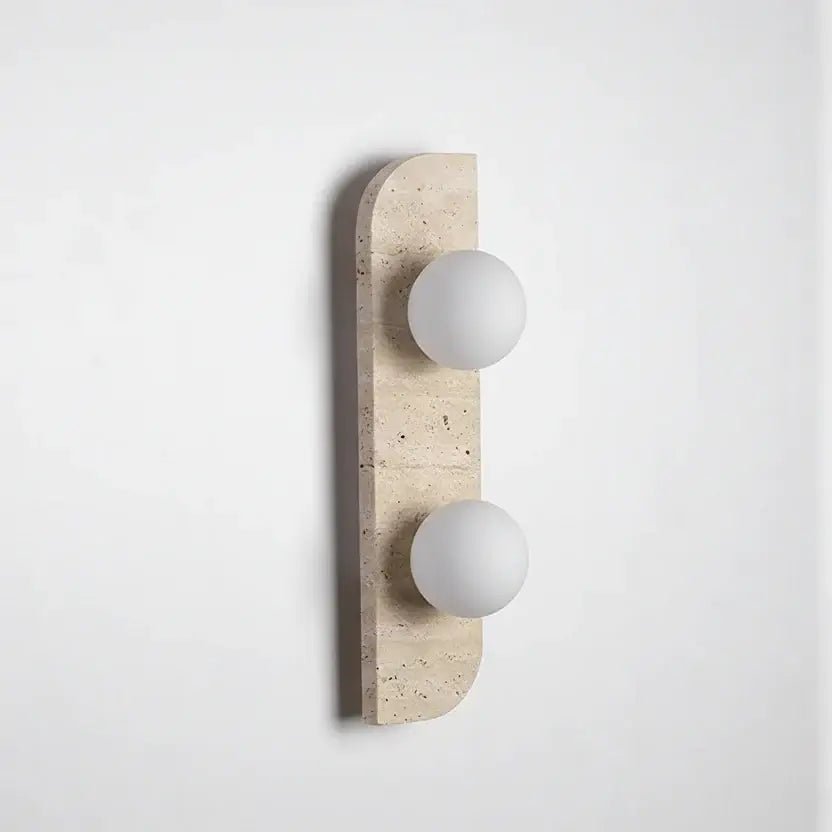 Sonte Natural Travertine Wall Sconce 2