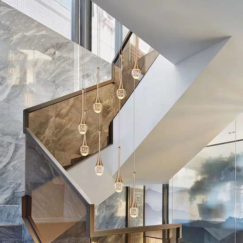 Soul Crystal Staircase Chandelier 2