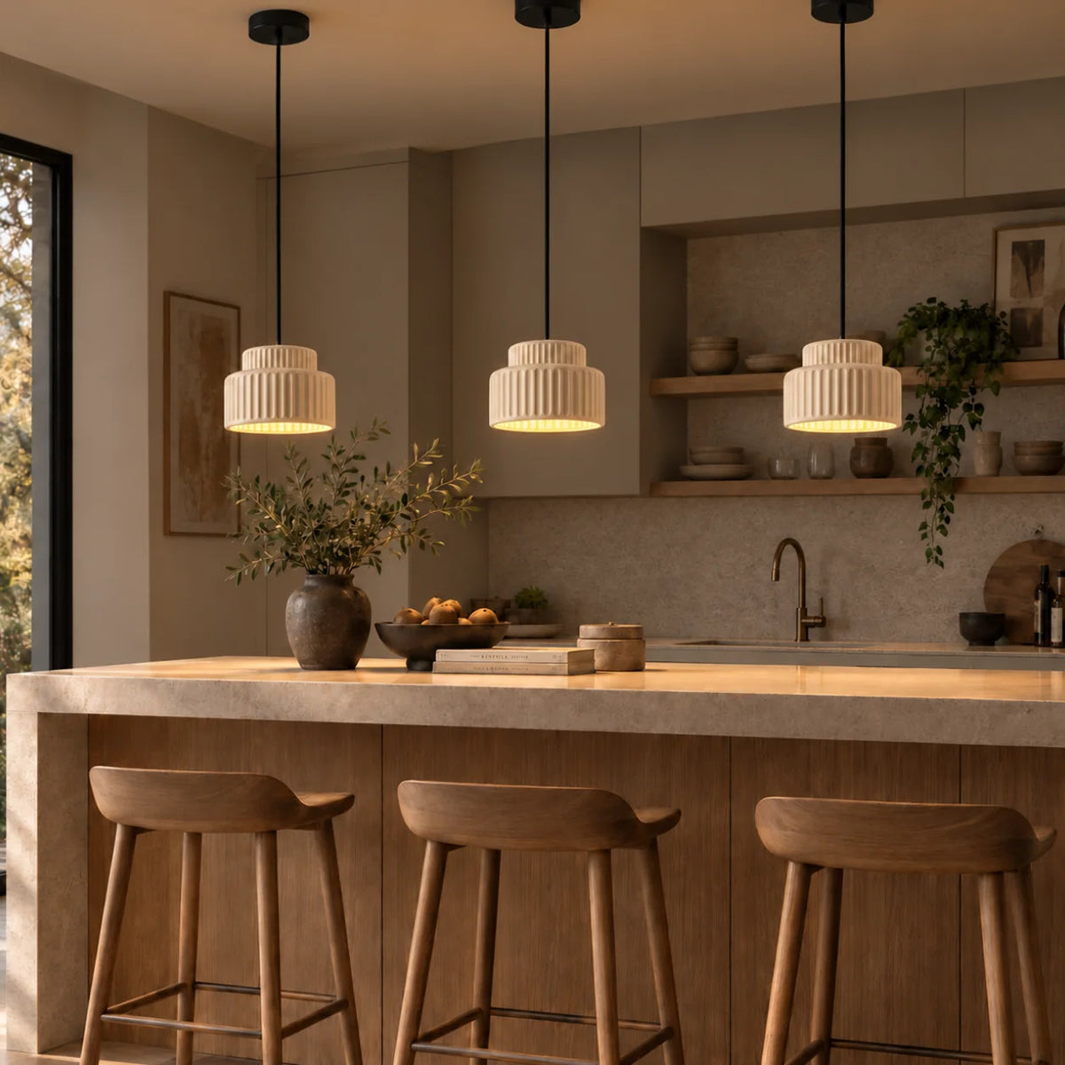 Sovenza Ribbed Pendant Lamp 5