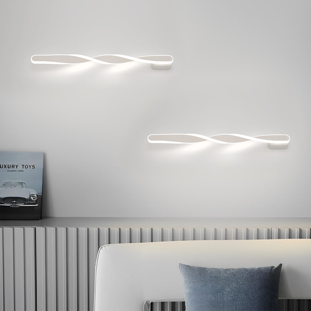 Spiral Long Strip LED 29W Minimalist Ins Wall Lamp Wall Sconce Lighting 1