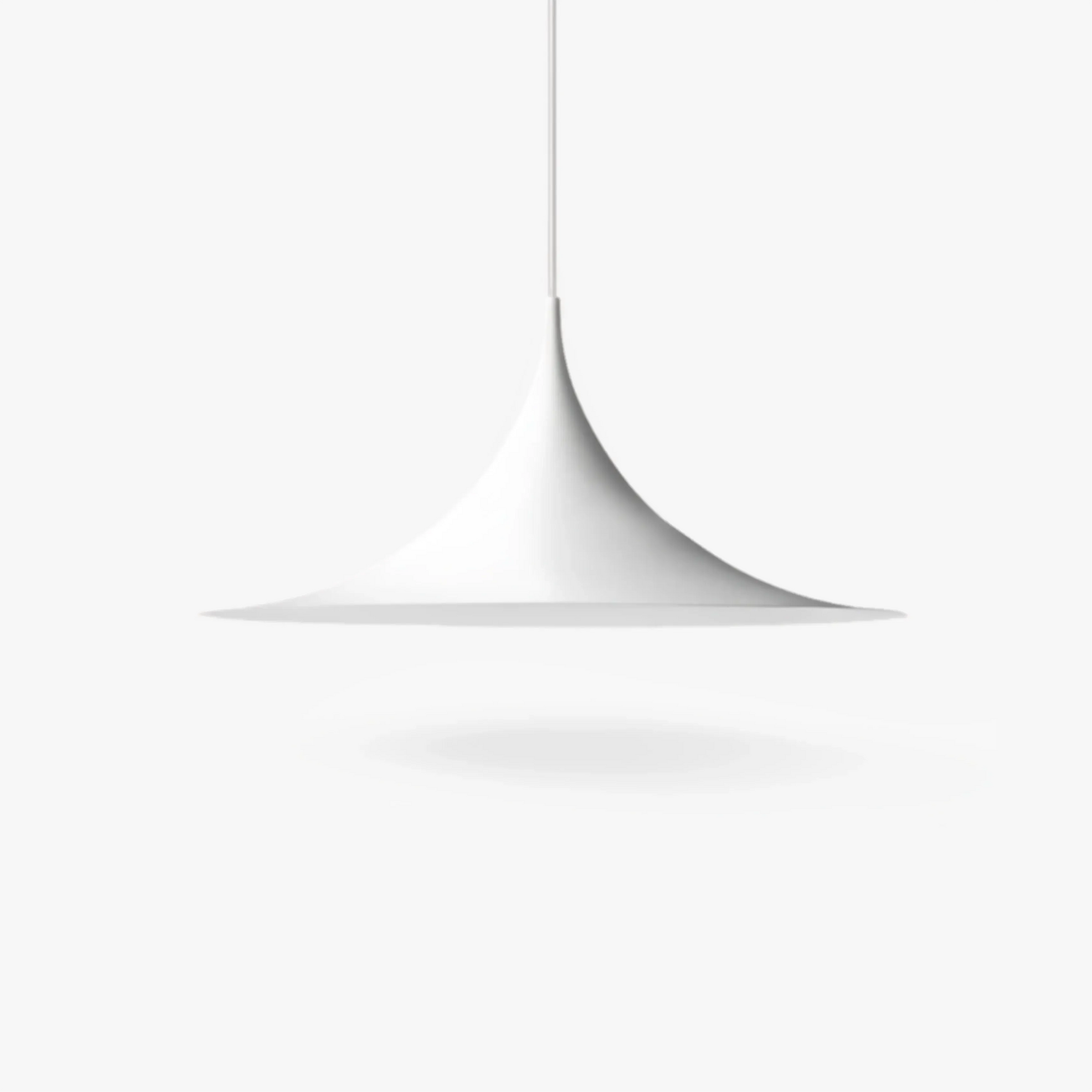 RoyaleGlow Modern Minimalist Cone Pendant Light - Metal Spire Hanging Lamp