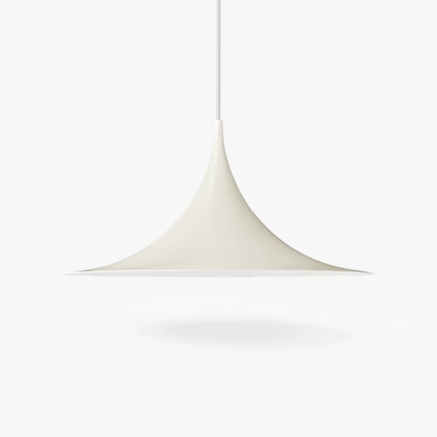 RoyaleGlow Modern Minimalist Cone Pendant Light - Metal Spire Hanging Lamp