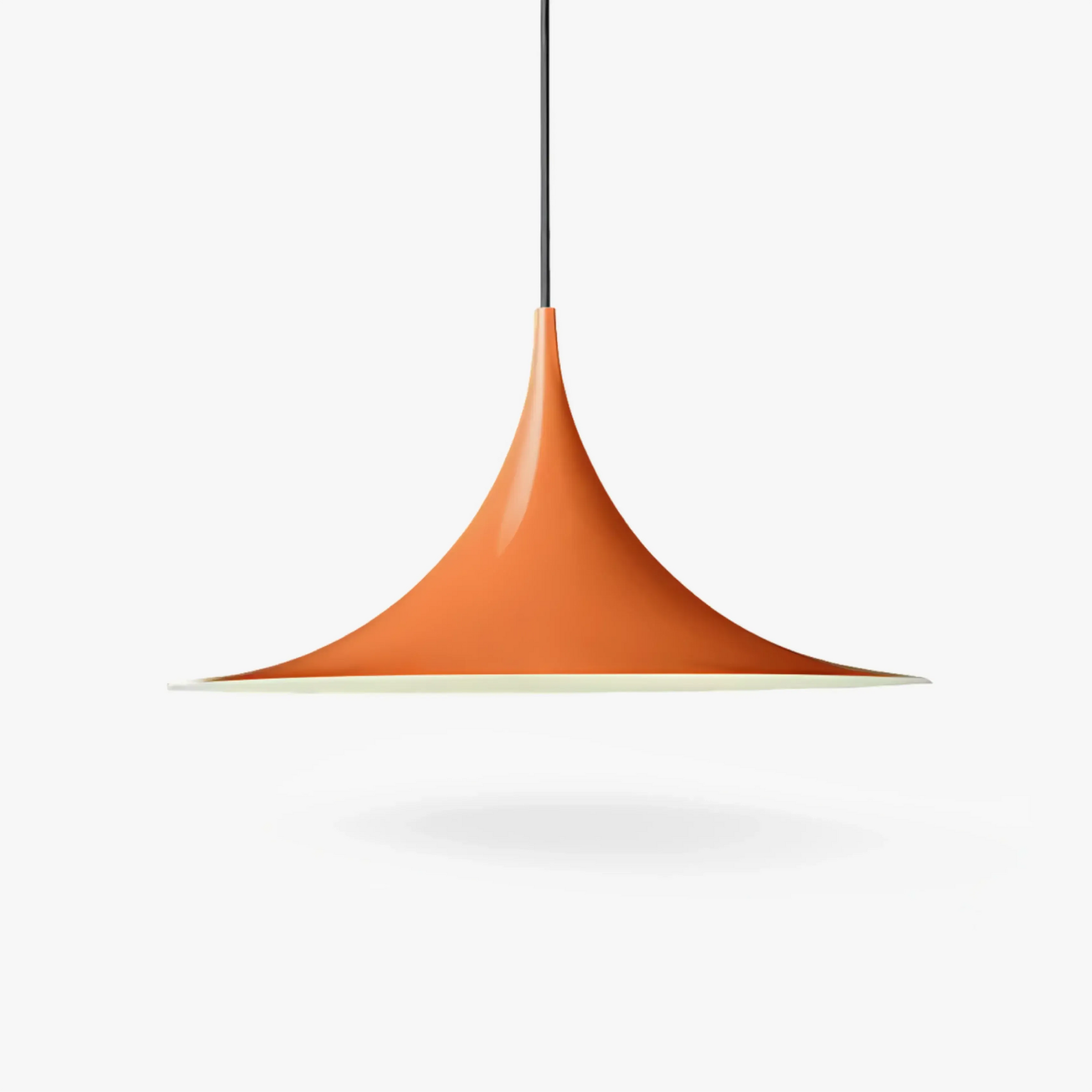 RoyaleGlow Modern Minimalist Cone Pendant Light - Metal Spire Hanging Lamp