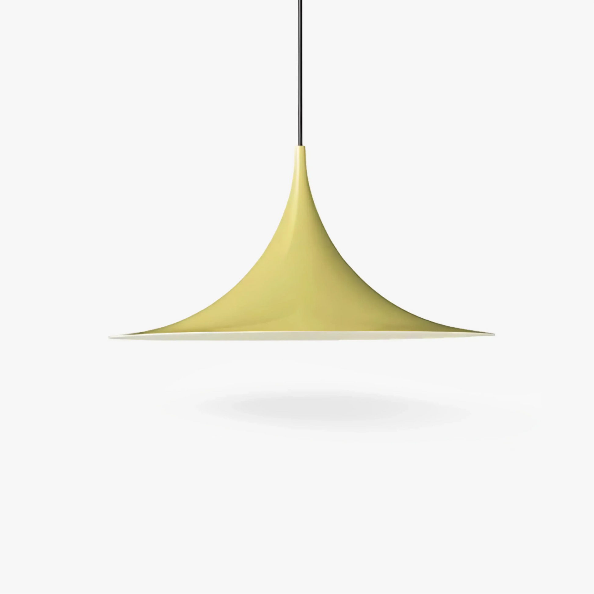 RoyaleGlow Modern Minimalist Cone Pendant Light - Metal Spire Hanging Lamp