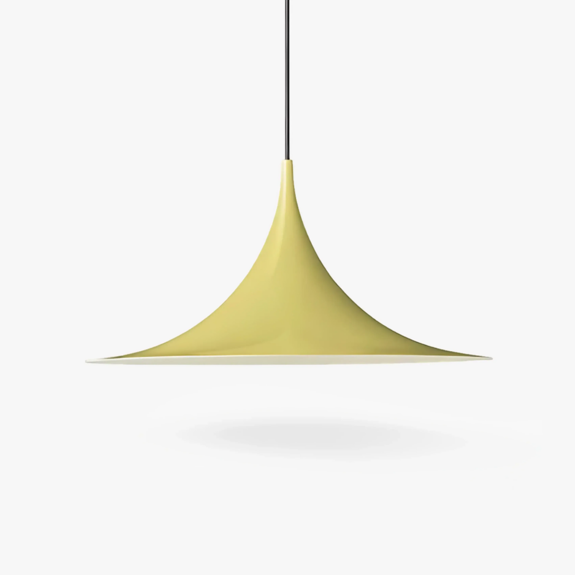 RoyaleGlow Modern Minimalist Cone Pendant Light - Metal Spire Hanging Lamp