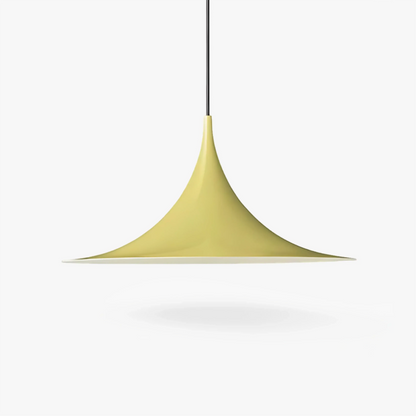 RoyaleGlow Modern Minimalist Cone Pendant Light - Metal Spire Hanging Lamp