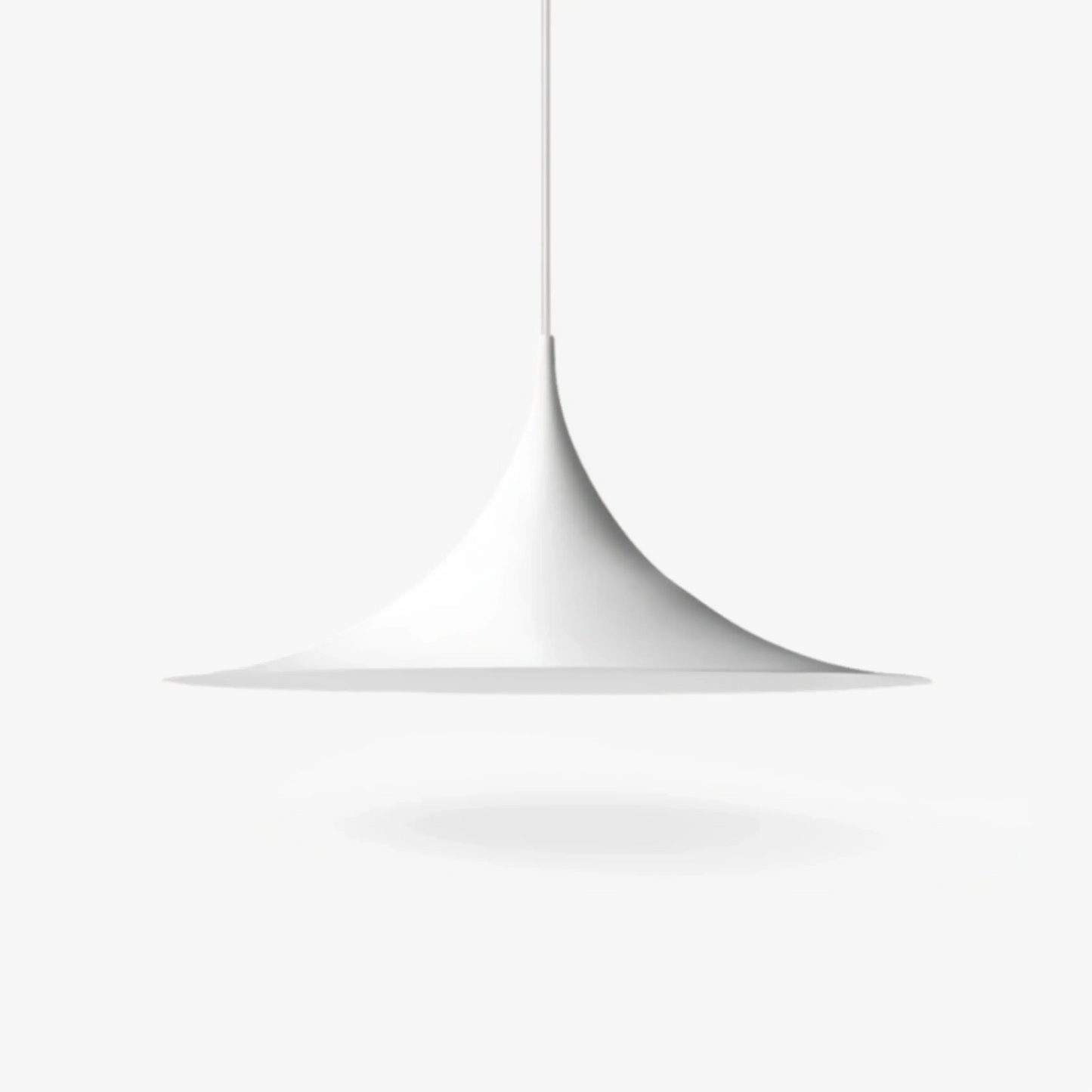 RoyaleGlow Modern Minimalist Cone Pendant Light - Metal Spire Hanging Lamp
