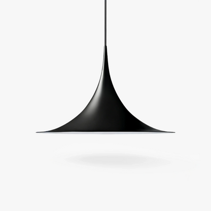 RoyaleGlow Modern Minimalist Cone Pendant Light - Metal Spire Hanging Lamp