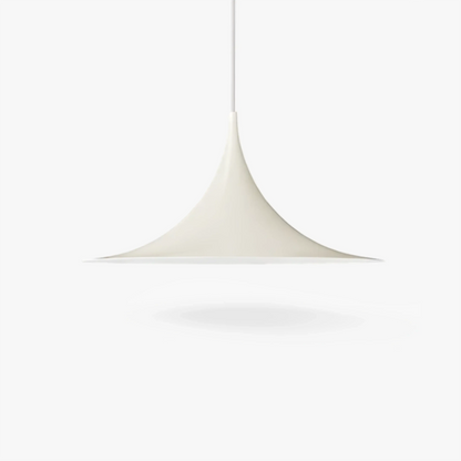 RoyaleGlow Modern Minimalist Cone Pendant Light - Metal Spire Hanging Lamp