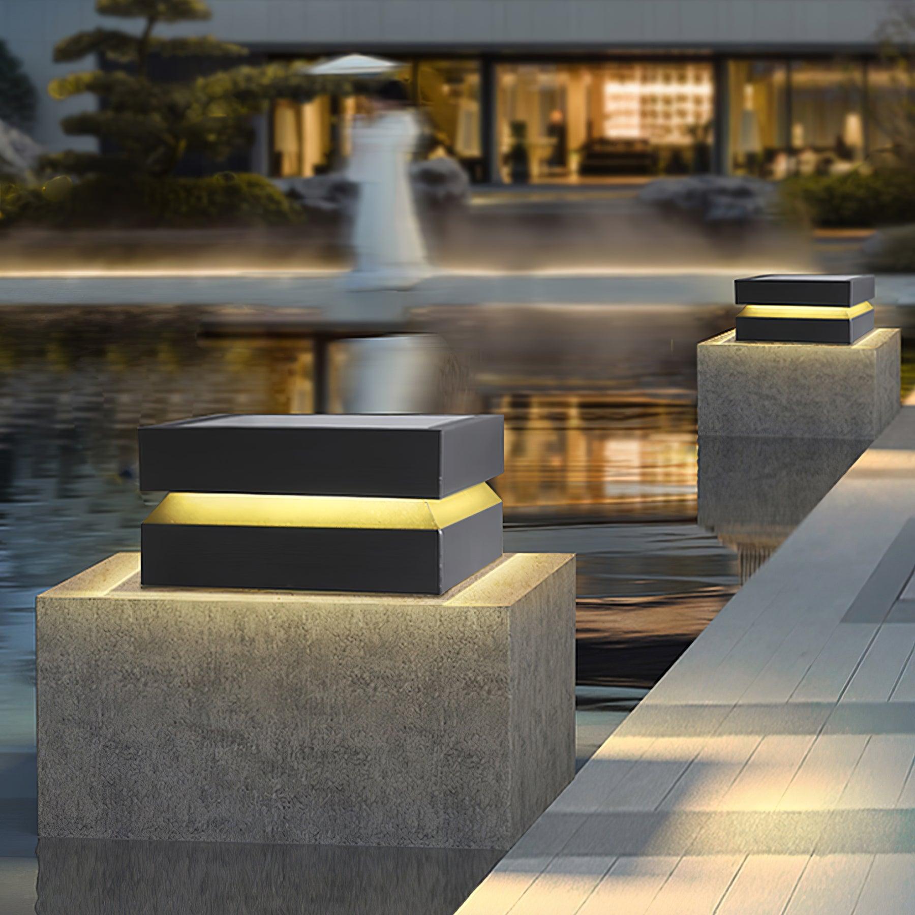 Square Post Outdoor Light 5