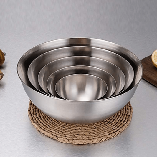Stahlvera Bowls – Elegant 5-piece set for perfect mixing