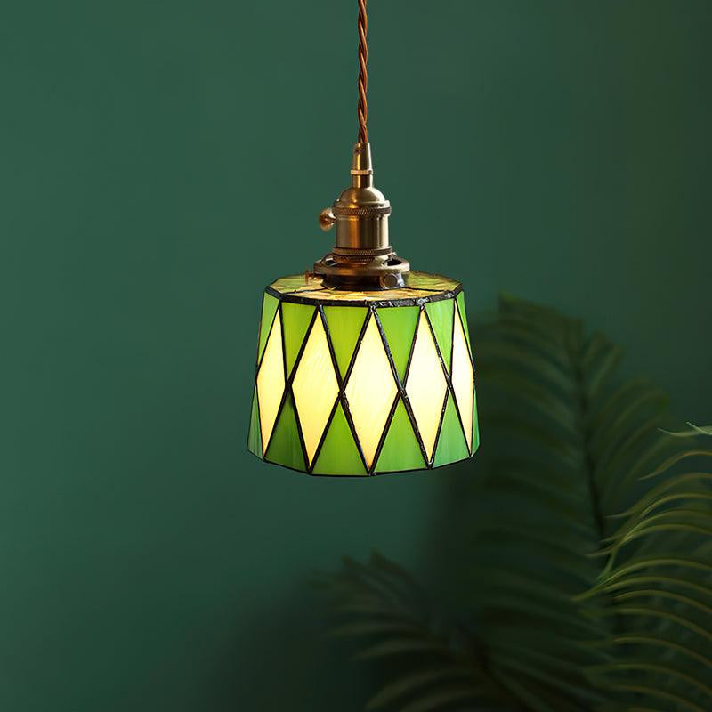 Stained Glass Pendant Light 5.9' 9