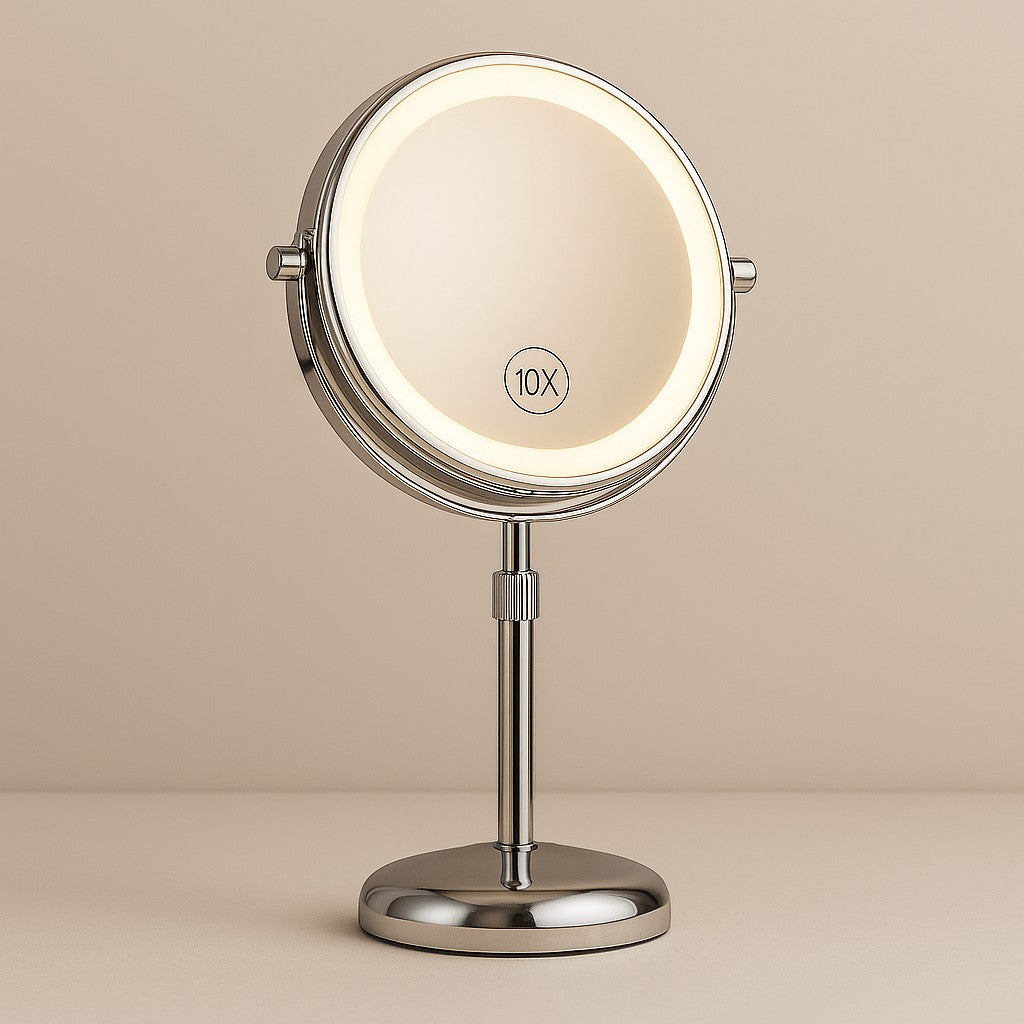 Standing LED Makeup Mirror for Bathroom 0