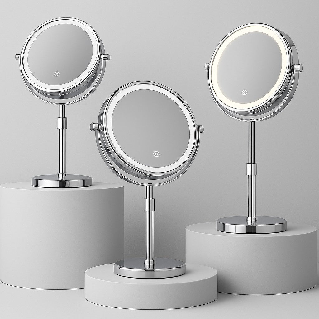 Standing LED Makeup Mirror for Bathroom 4