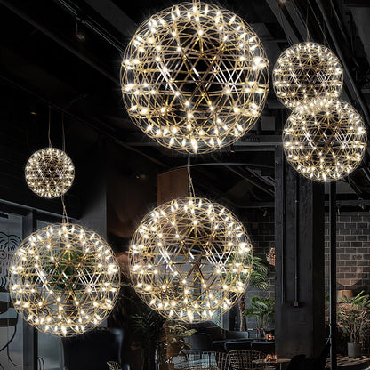 Stelliora | LED Ball Chandelier – Starry Glow Contemporary Design 4