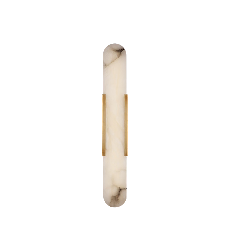 Stelo Alabaster Elongated Wall Sconce 0
